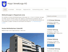 Tablet Screenshot of hueppi-verwaltung.ch